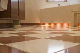 clean tile and grout floors